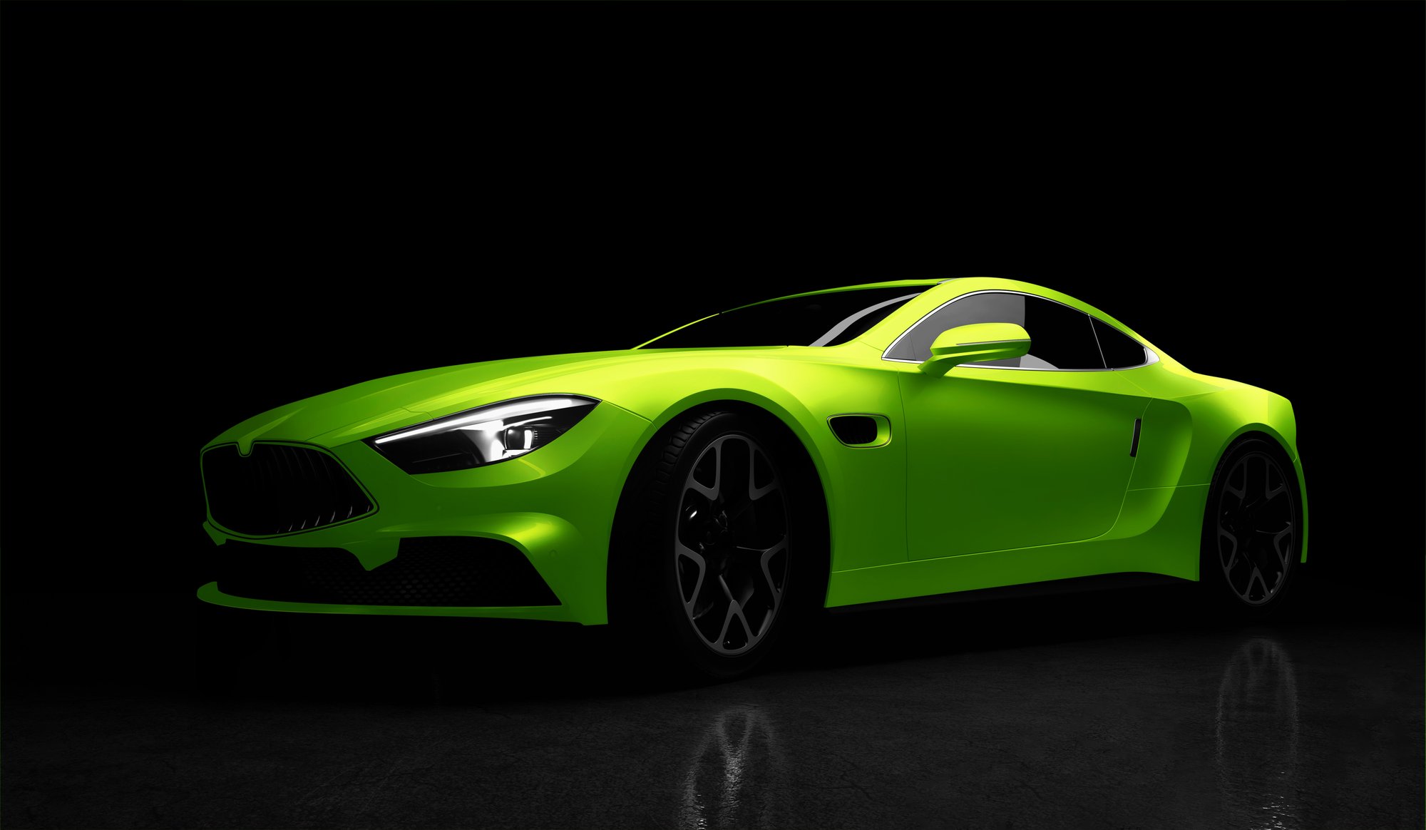 Arlon PCC - Sports Car - Gloss Electric Lime - 429