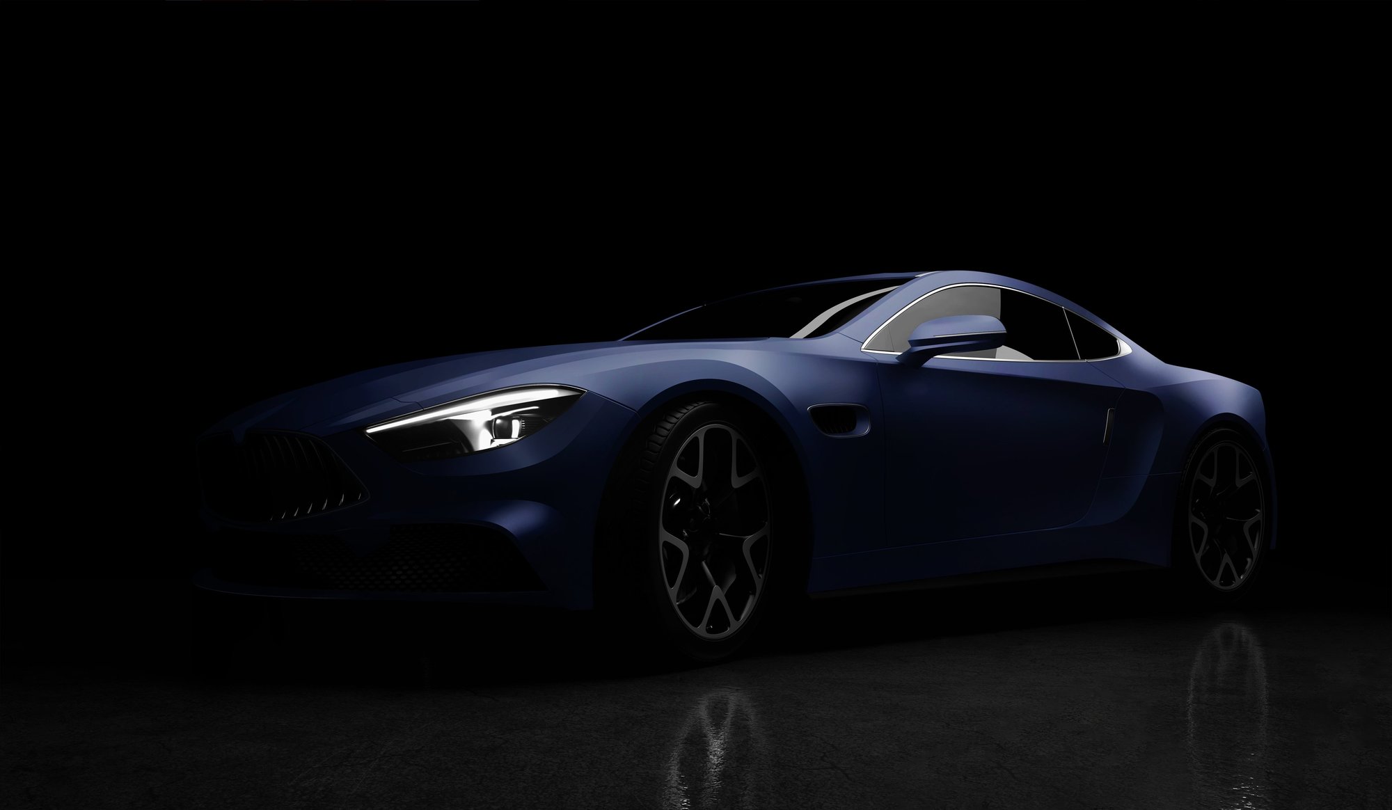 422 Gloss Midnight Blue - PCC Sports Car
