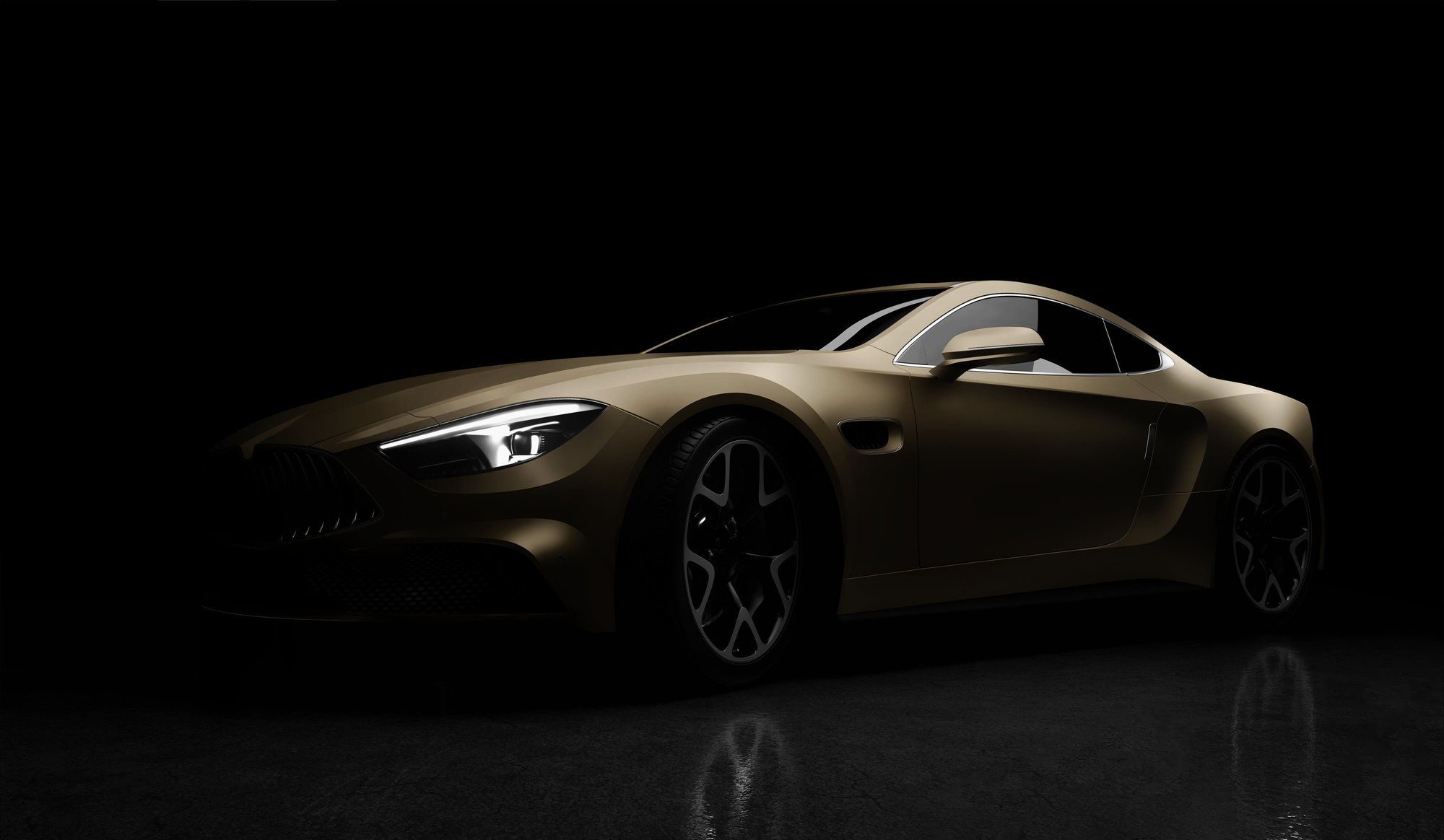457 Satin Bond Gold Metallic - PCC Sports Car