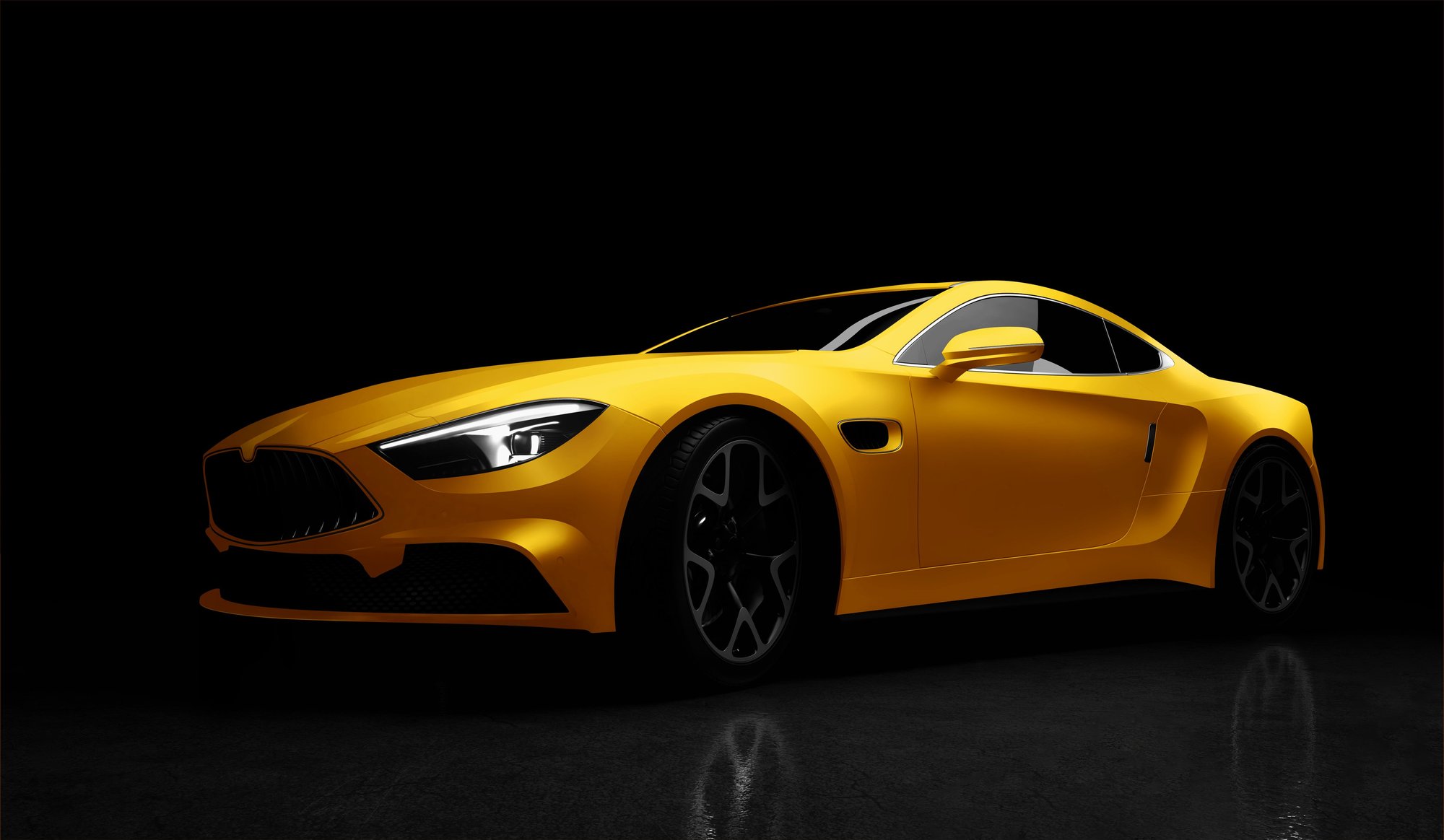 559 Matte Aluminium Gold Rush - PCC Sports Car