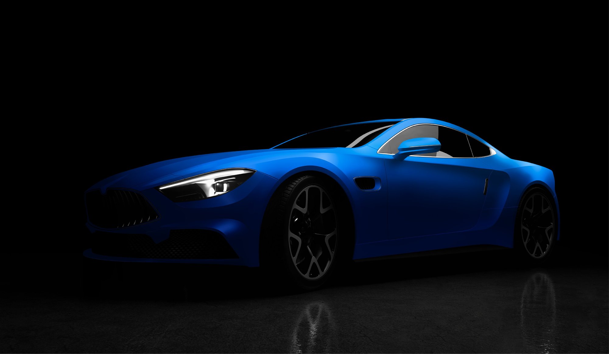 Smalelr - Arlon - PCC - Sports Car - Matte Aluminium Blue - 555