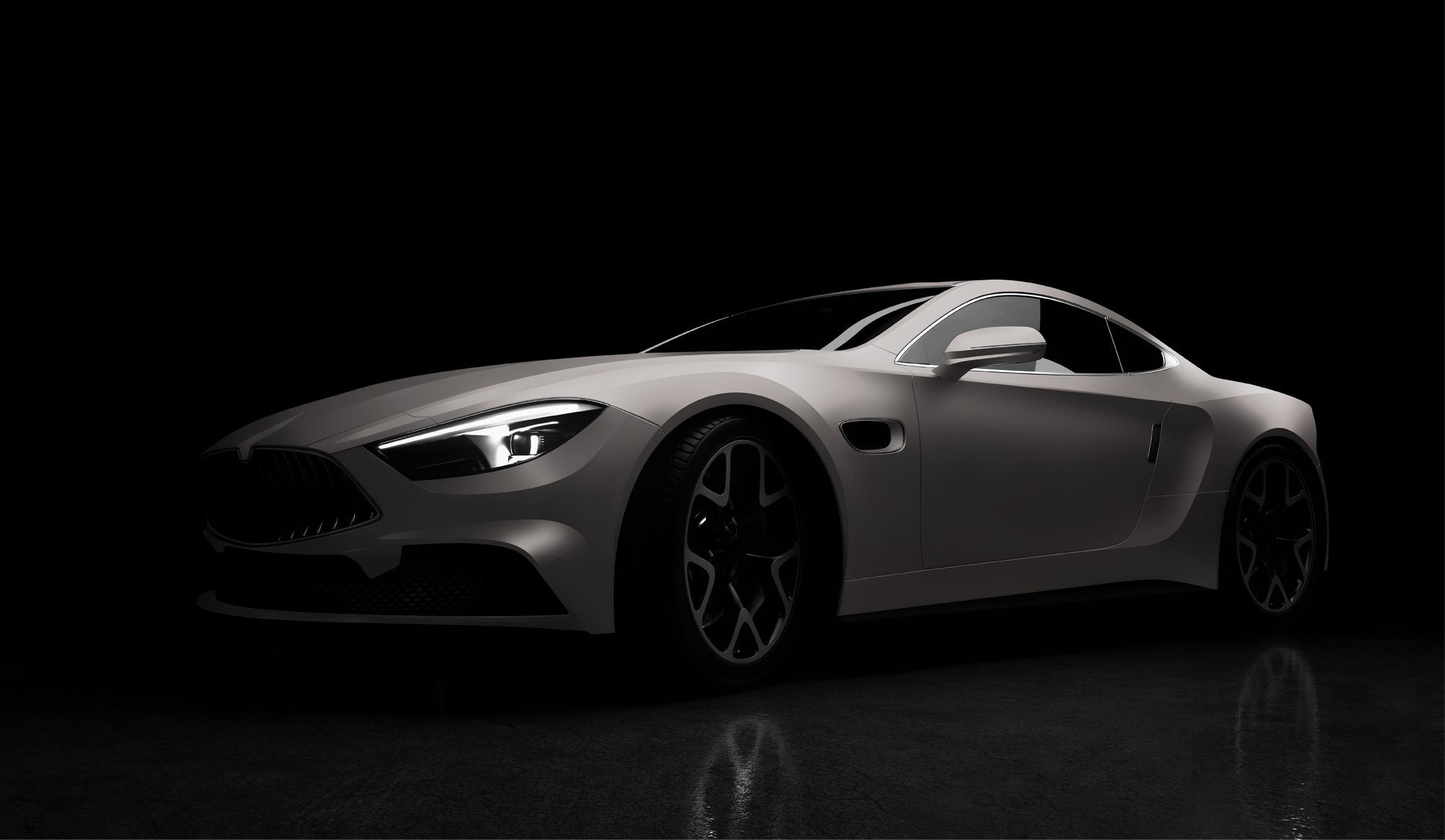 Smaller - Arlon - PCC - Sports Car - Matte Aluminium Grey - 558