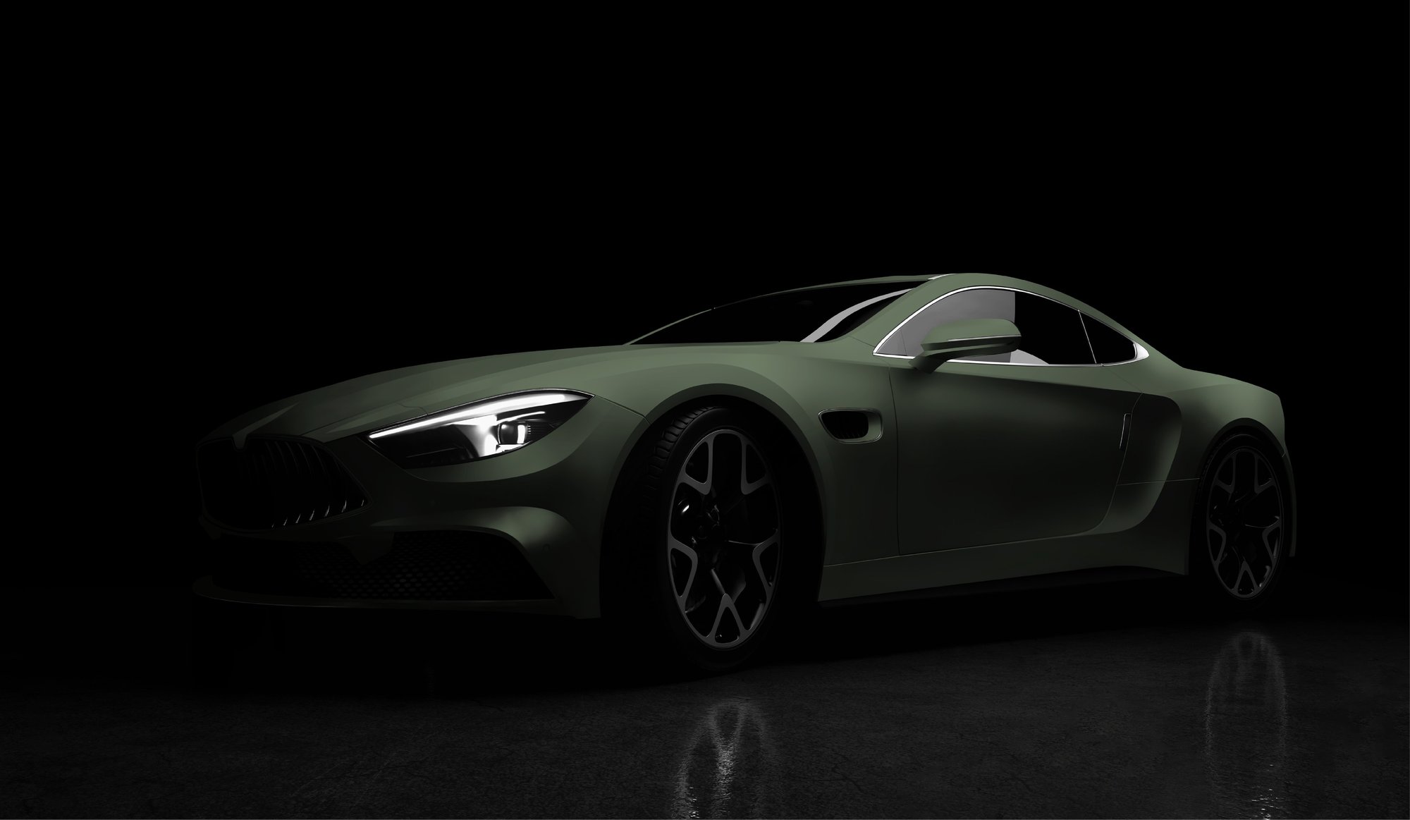 Smaller - Arlon - PCC - Sports Car - Matte Military Green - 506