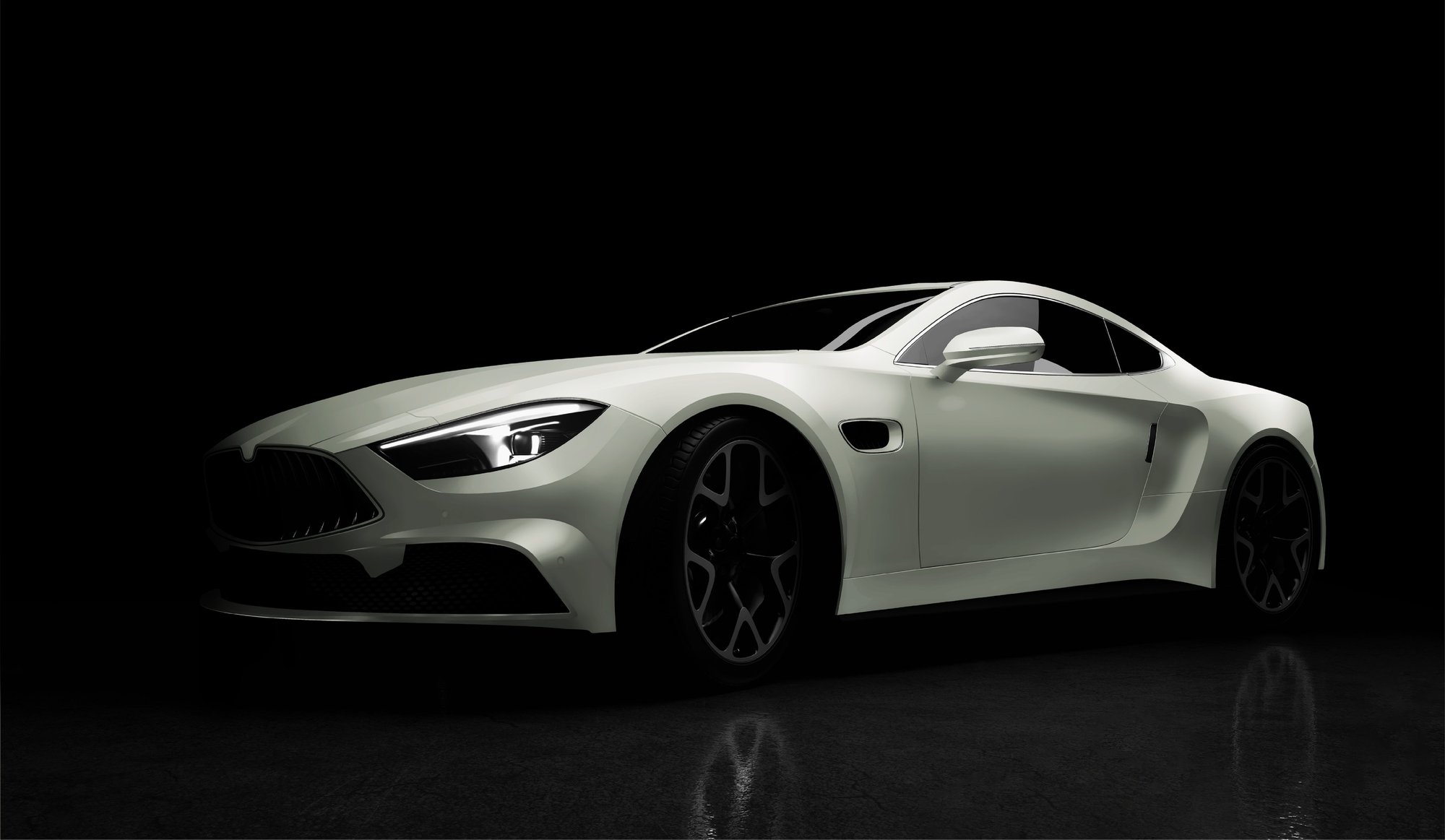 Smaller - Arlon - PCC - Sports Car - Satin Pearl White - 455